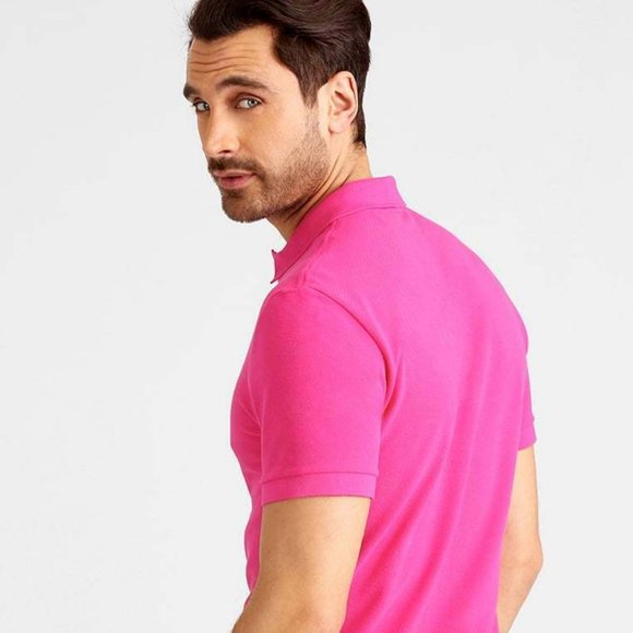 🐊LACOSTE SLIM FIT POLO, Tyrian_NWT - Picture 4 of 7